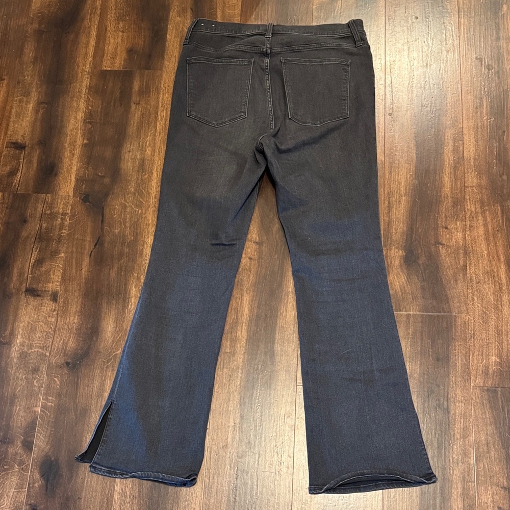 Madewell Roadtripper Skinny Flare Black denim Jeans Size 32 - Picture 2 of 2